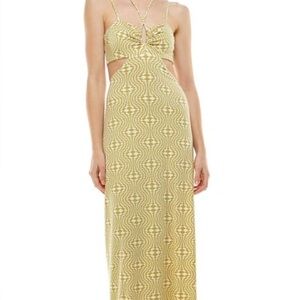 Wayf (Nordstrom) heiress halter Maxi sundress for Beach/Resort Wear